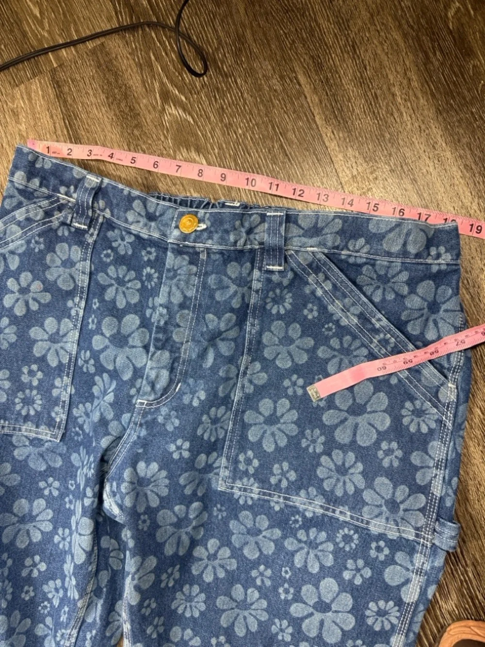 Big Bud Press MID-RISE CARPENTER JEANS LAZY DAISY - Picture 8 of 8